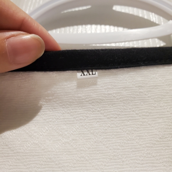 White blazer jacket with zipper details - Picture 6 of 8